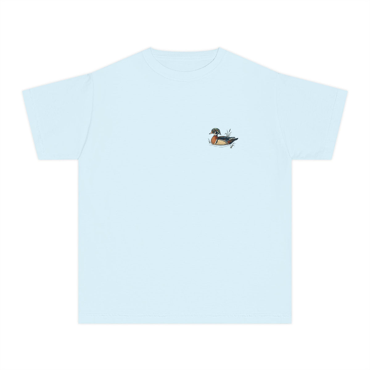 Youth Tee — Vintage Wood Duck Graphic (Crown Grace Boutique)