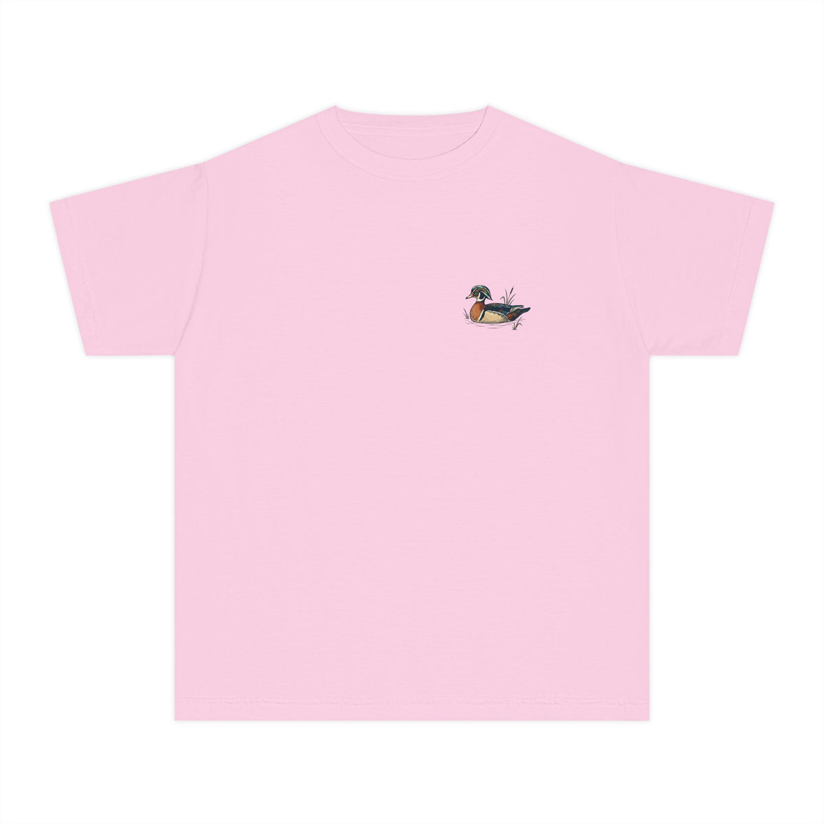 Youth Tee — Vintage Wood Duck Graphic (Crown Grace Boutique)