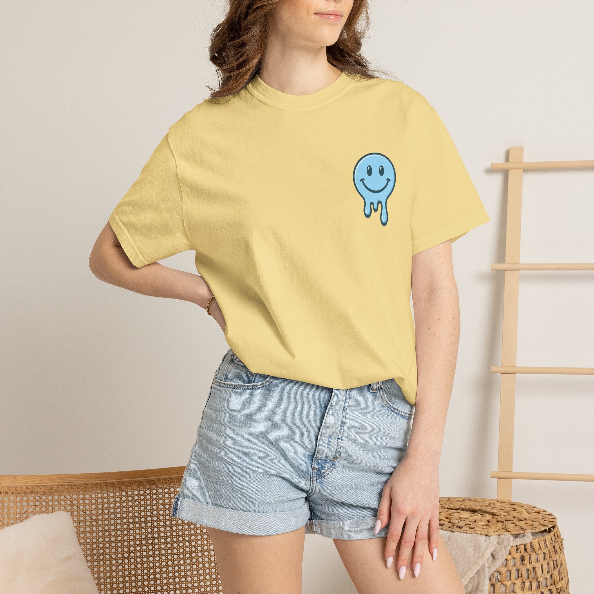 Graphic T-Shirt — Minimal Back Text "Be Kind, Create & Keep Going"