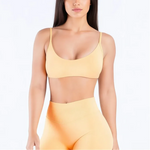 Seamless Scoop Neck Yoga Bra