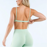 Seamless Scoop Neck Yoga Bra
