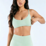 Seamless Scoop Neck Yoga Bra