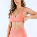 Seamless Scoop Neck Yoga Bra