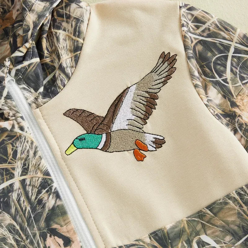 Toddler Camo Mallard Duck Hoodie