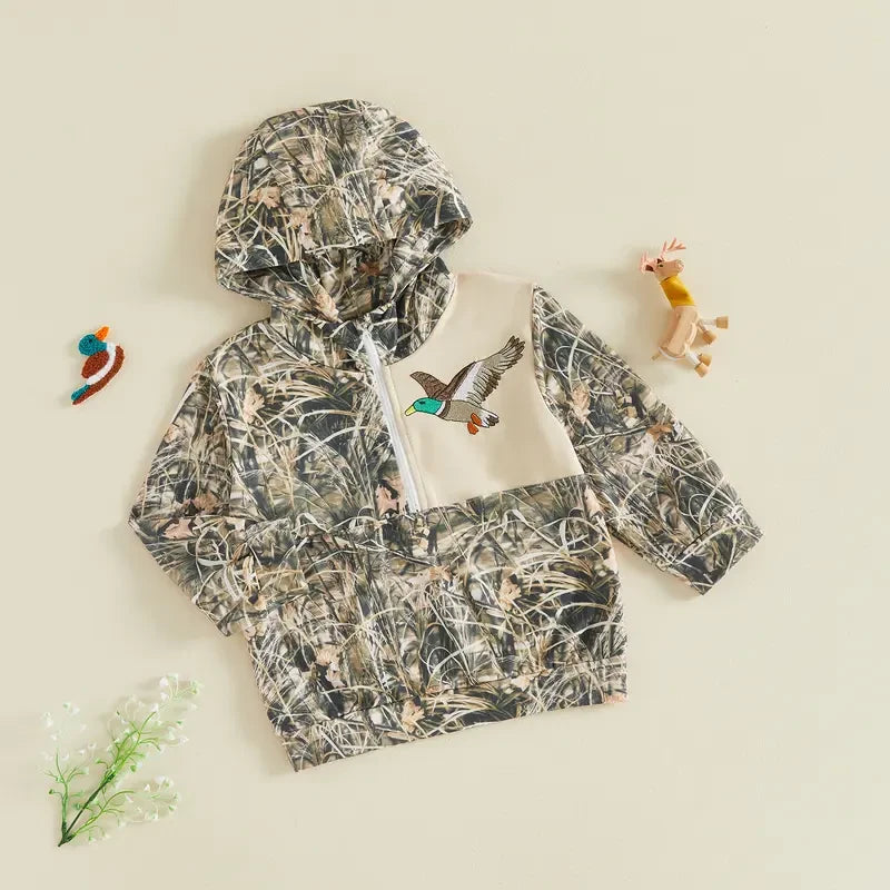 Toddler Camo Mallard Duck Hoodie