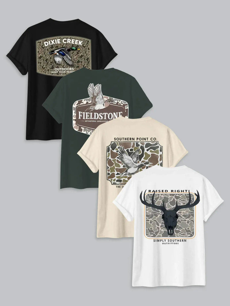 Graphic Print Casual Summer T-Shirt