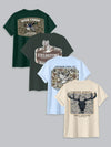 Graphic Print Casual Summer T-Shirt