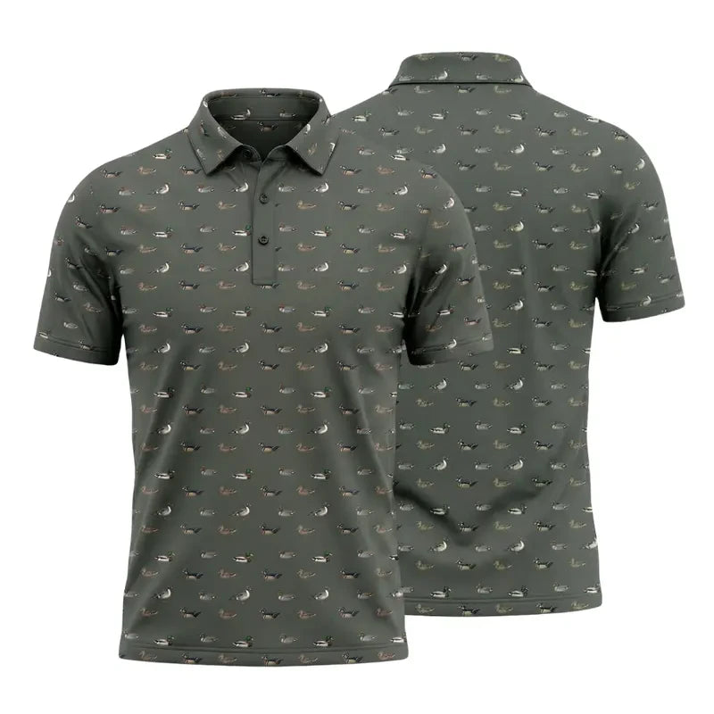 Duck Hunt Graphic Polo