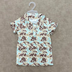 Camo Pattern Polo Shirt