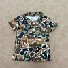 Camo Pattern Polo Shirt