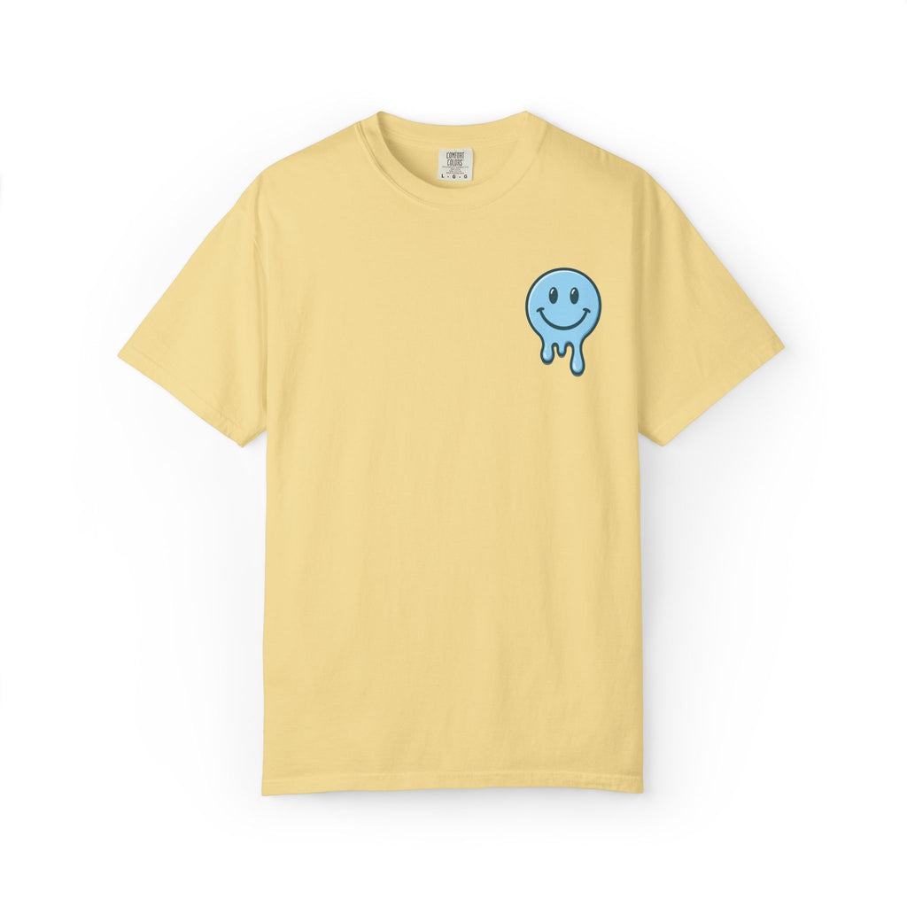 Graphic T-Shirt — Minimal Back Text "Be Kind, Create & Keep Going"