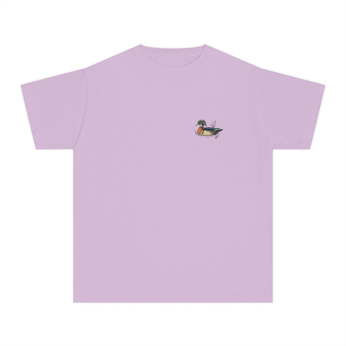 Youth Tee — Vintage Wood Duck Graphic (Crown Grace Boutique)